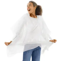 Bubble Poncho Model